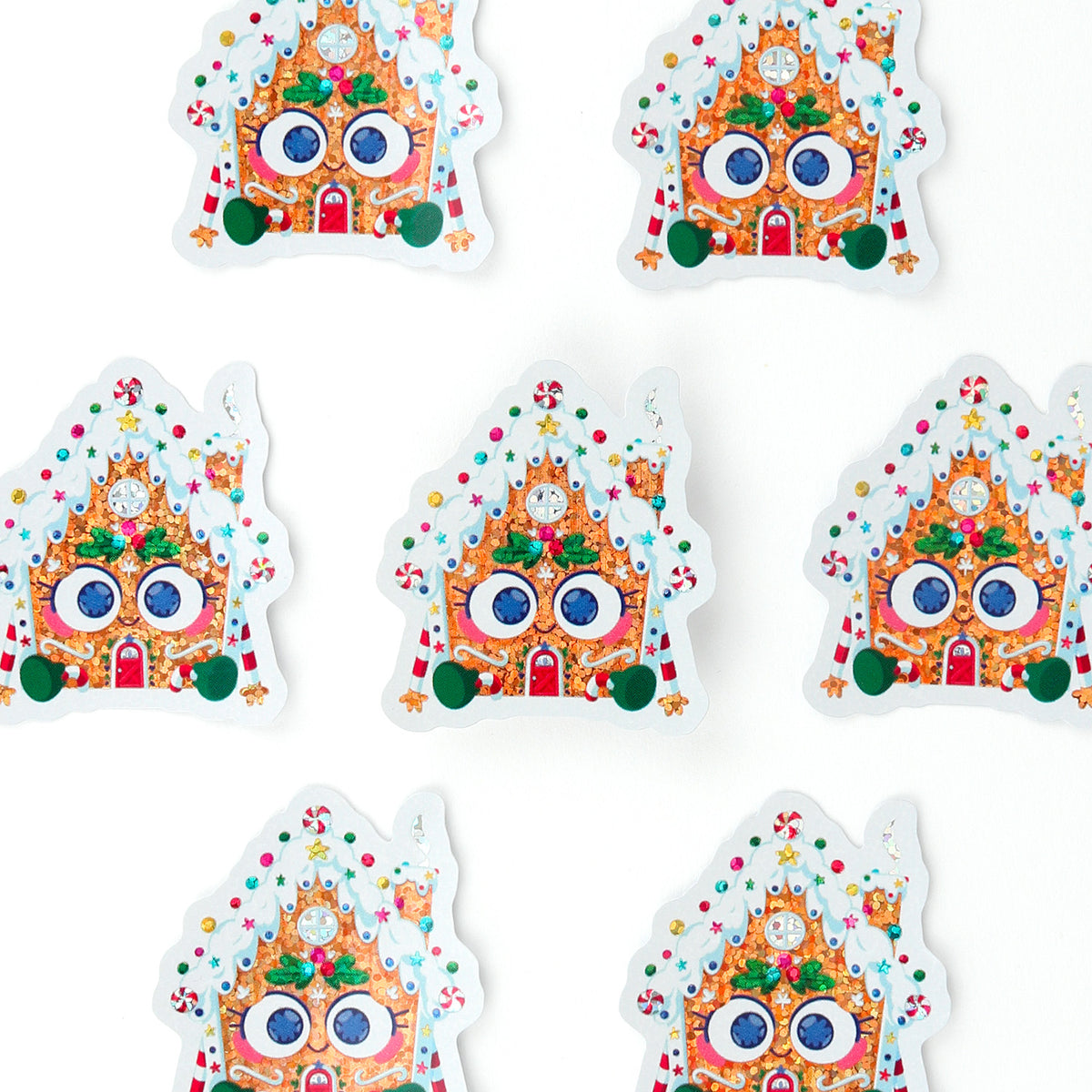 JULIESBUDDIES Gingerbread House Individual Sticker