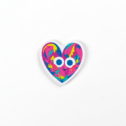 JULIESBUDDIES Autocollant individuel Coeur coloré