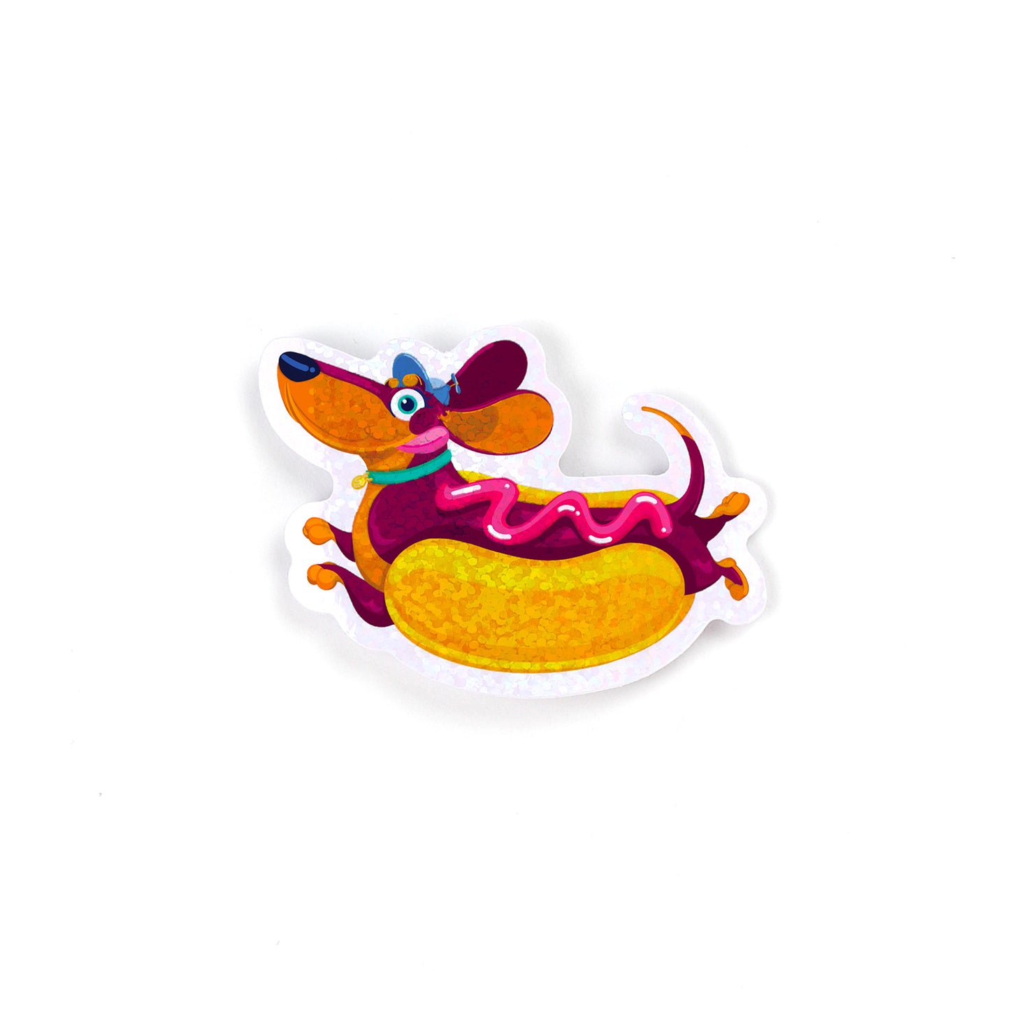 JULIESBUDDIES Dachshund Sausage Dog Individual Sticker