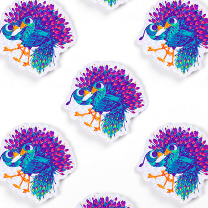 JULIESBUDDIES Autocollant individuel Paons