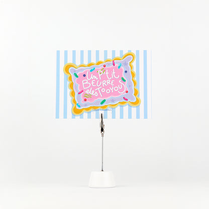 JULIESBUDDIES Butter Biscuit Postcard