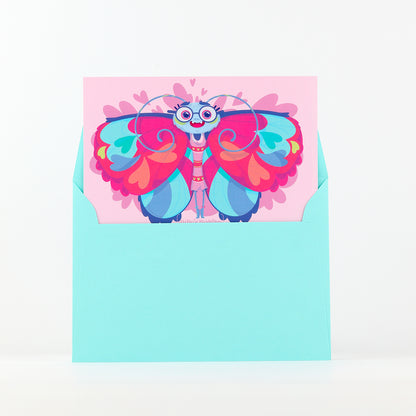 JULIESBUDDIES Butterfly Postcard