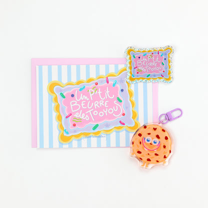 JULIESBUDDIES Butter Biscuit Postcard