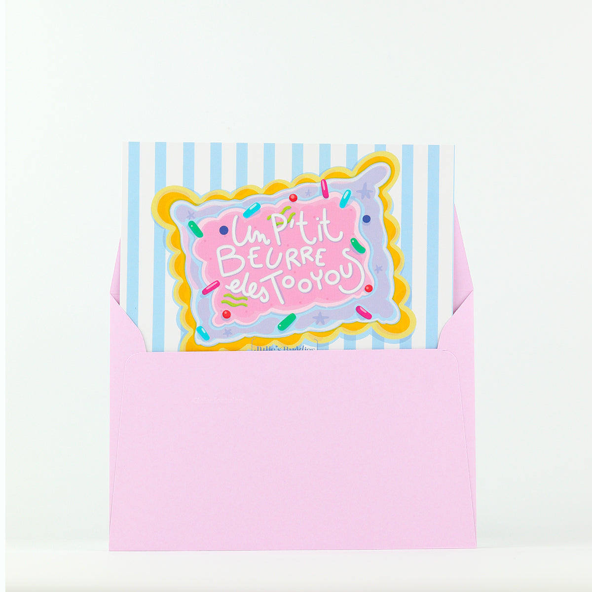 JULIESBUDDIES Butter Biscuit Postcard