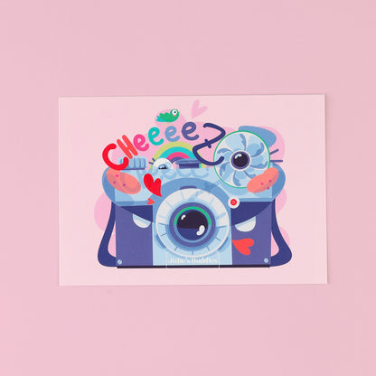 JULIESBUDDIES Camera Postcard
