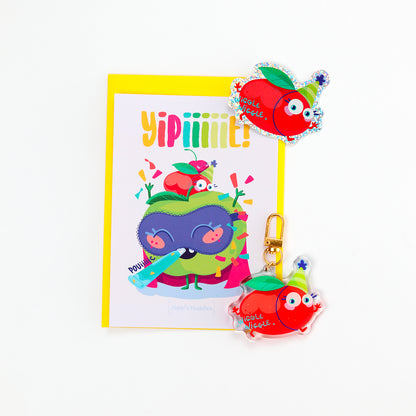 JULIESBUDDIES Fruits Dance Postcard
