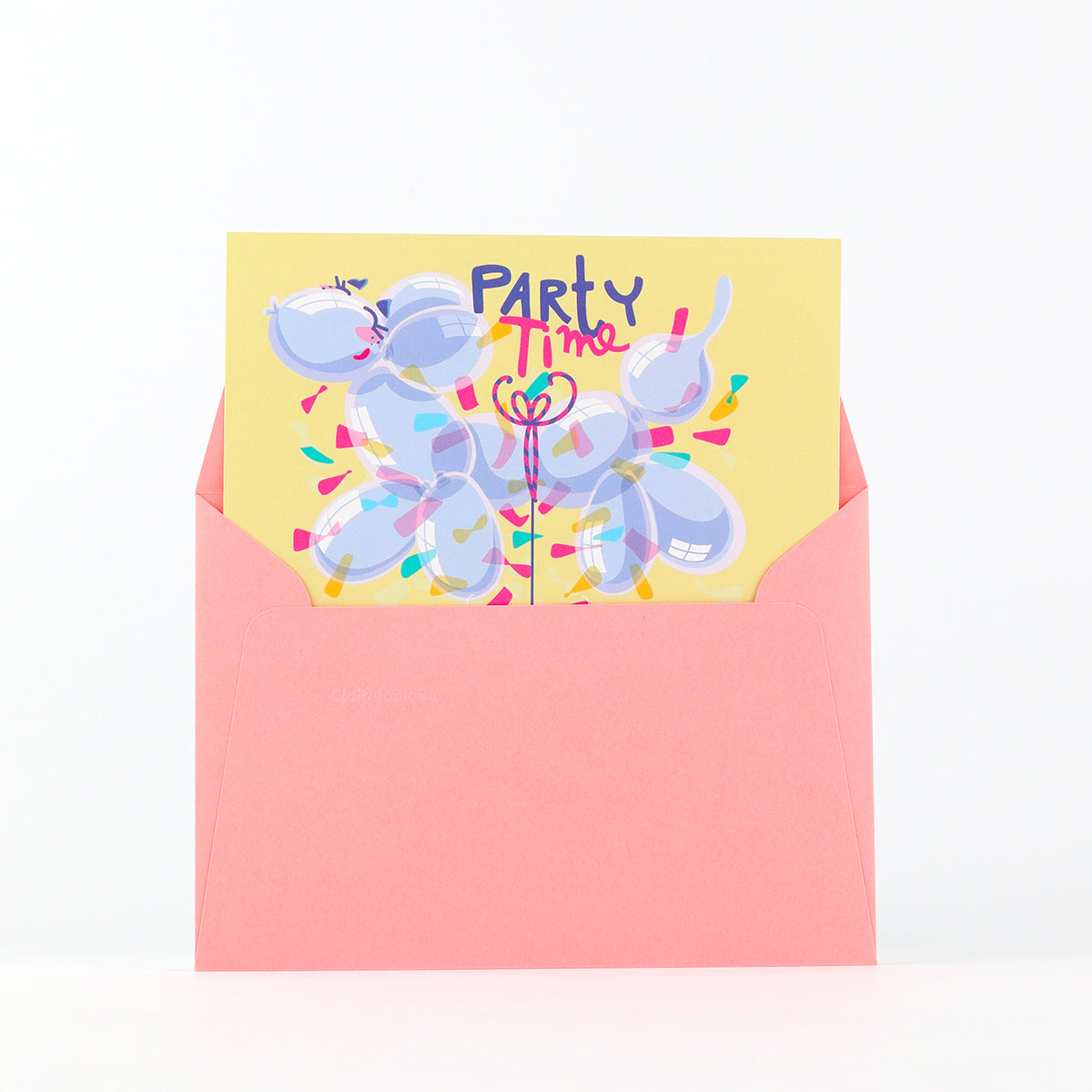 JULIESBUDDIES Balloon Dog Postcard