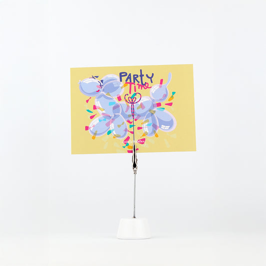 JULIESBUDDIES Balloon Dog Postcard