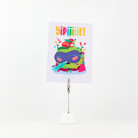 JULIESBUDDIES Fruits Dance Postcard