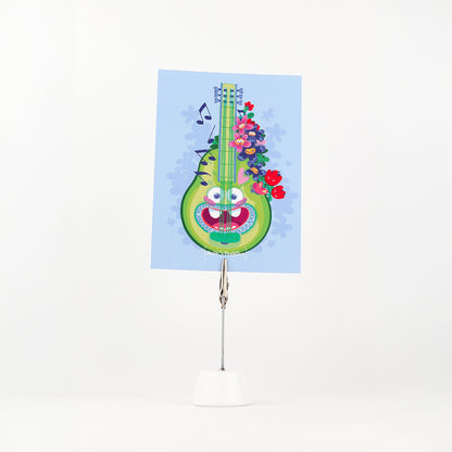 JULIESBUDDIES Guitar Postcard