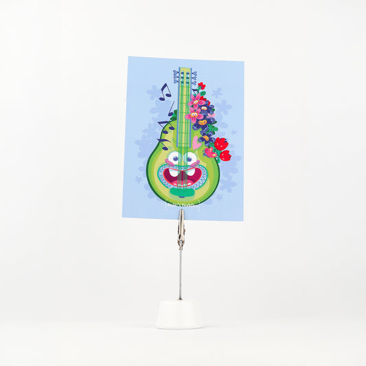 JULIESBUDDIES Guitar Postcard
