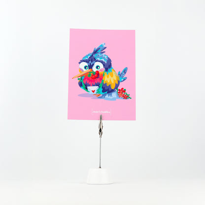 JULIESBUDDIES Bird Postcard