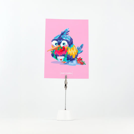 JULIESBUDDIES Bird Postcard