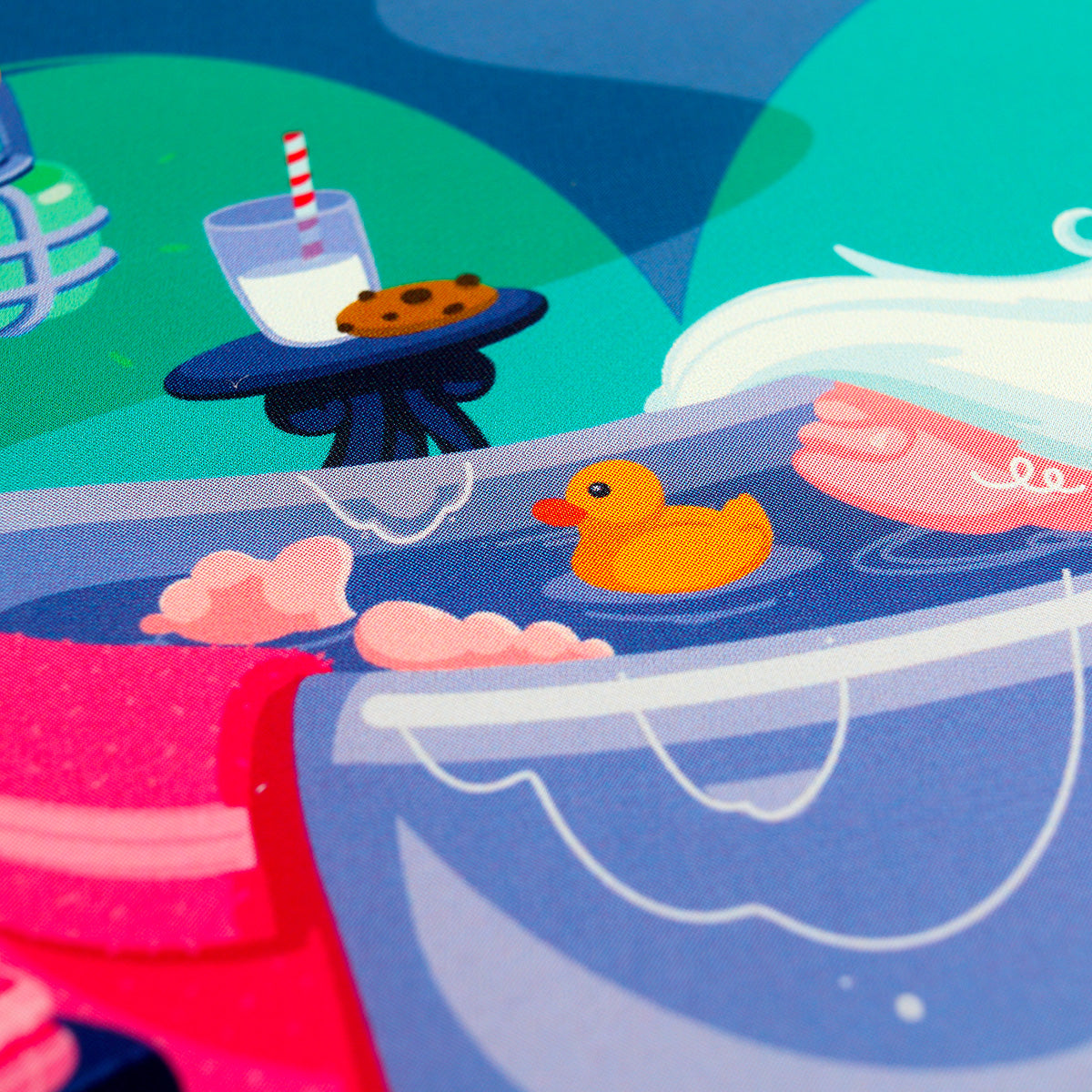 Carte postale JULIESBUDDIES Le repos secret du Père Noël