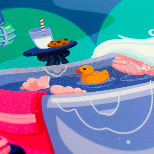 Carte postale JULIESBUDDIES Le repos secret du Père Noël