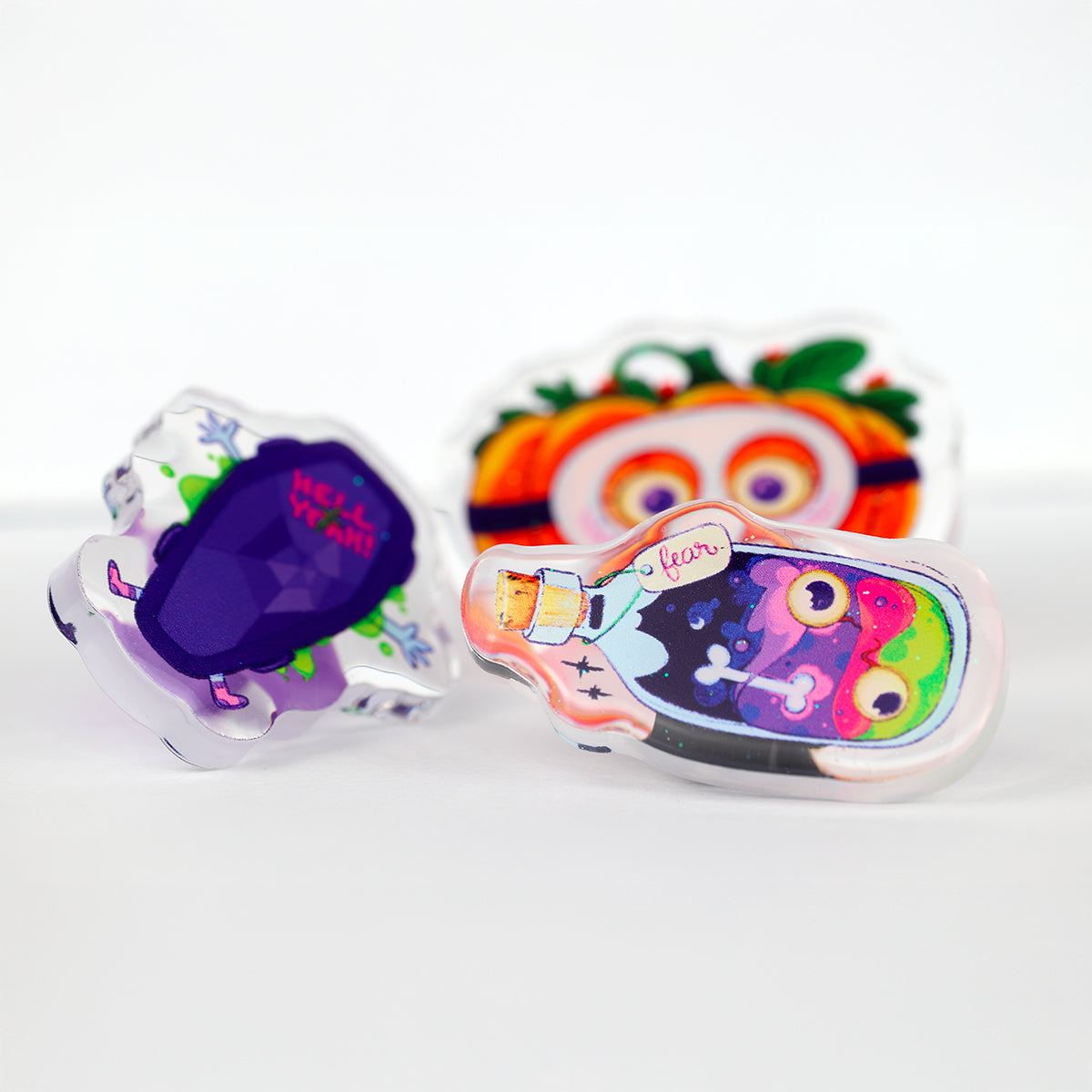JULIESBUDDIES Pins Potion de Peur en Acrylique