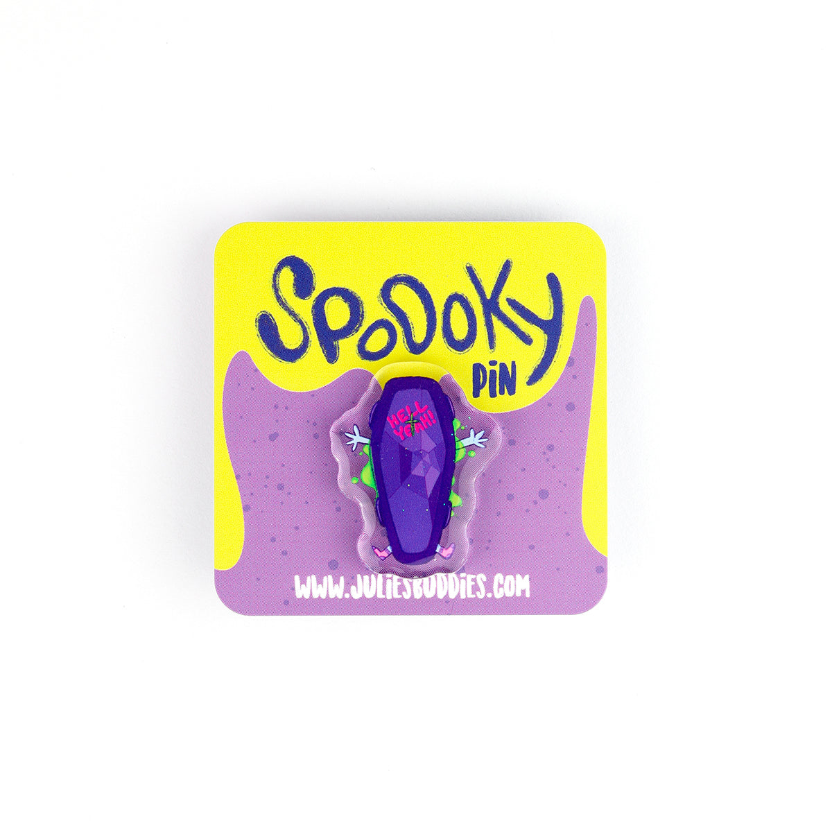 JULIESBUDDIES Pins Cercueil en chaussettes en Acrylique