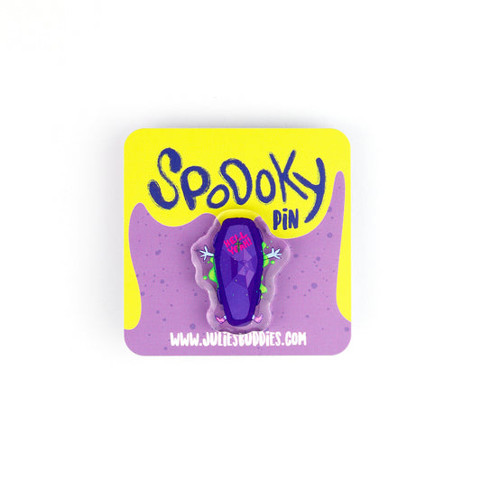 JULIESBUDDIES Pins Cercueil en chaussettes en Acrylique
