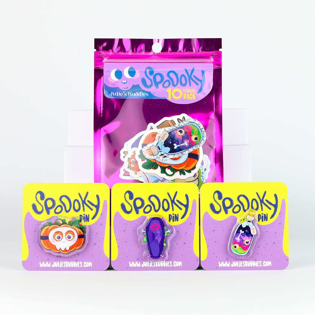 JULIESBUDDIES Pins Cercueil en chaussettes en Acrylique