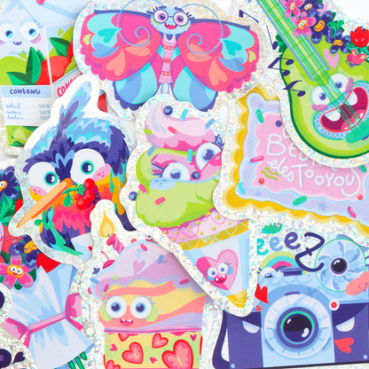 JULIESBUDDIES Butterfly Glitter Sticker