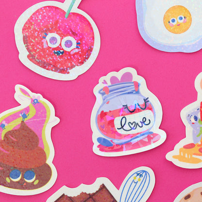 JULIESBUDDIES Candy Apple Individual Sticker