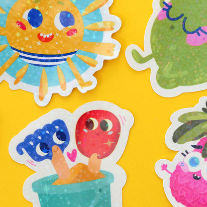 JULIESBUDDIES Sand Toys Lovers Individual Sticker