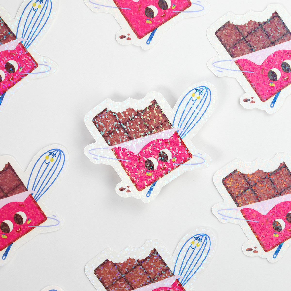 JULIESBUDDIES Yummy Chocolate Bar Individual Sticker
