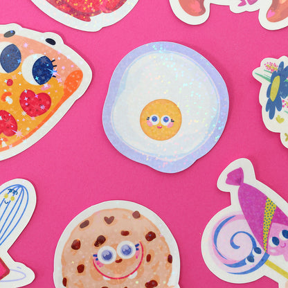 JULIESBUDDIES Chocolate Chip Cookie Individual Sticker