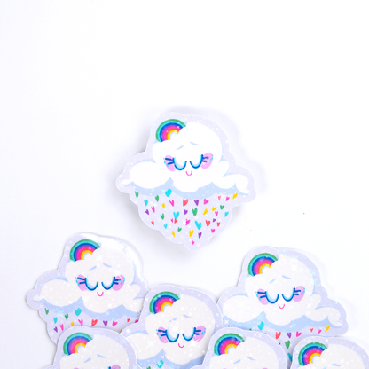 JULIESBUDDIES Rainbow Cloud Individual Sticker