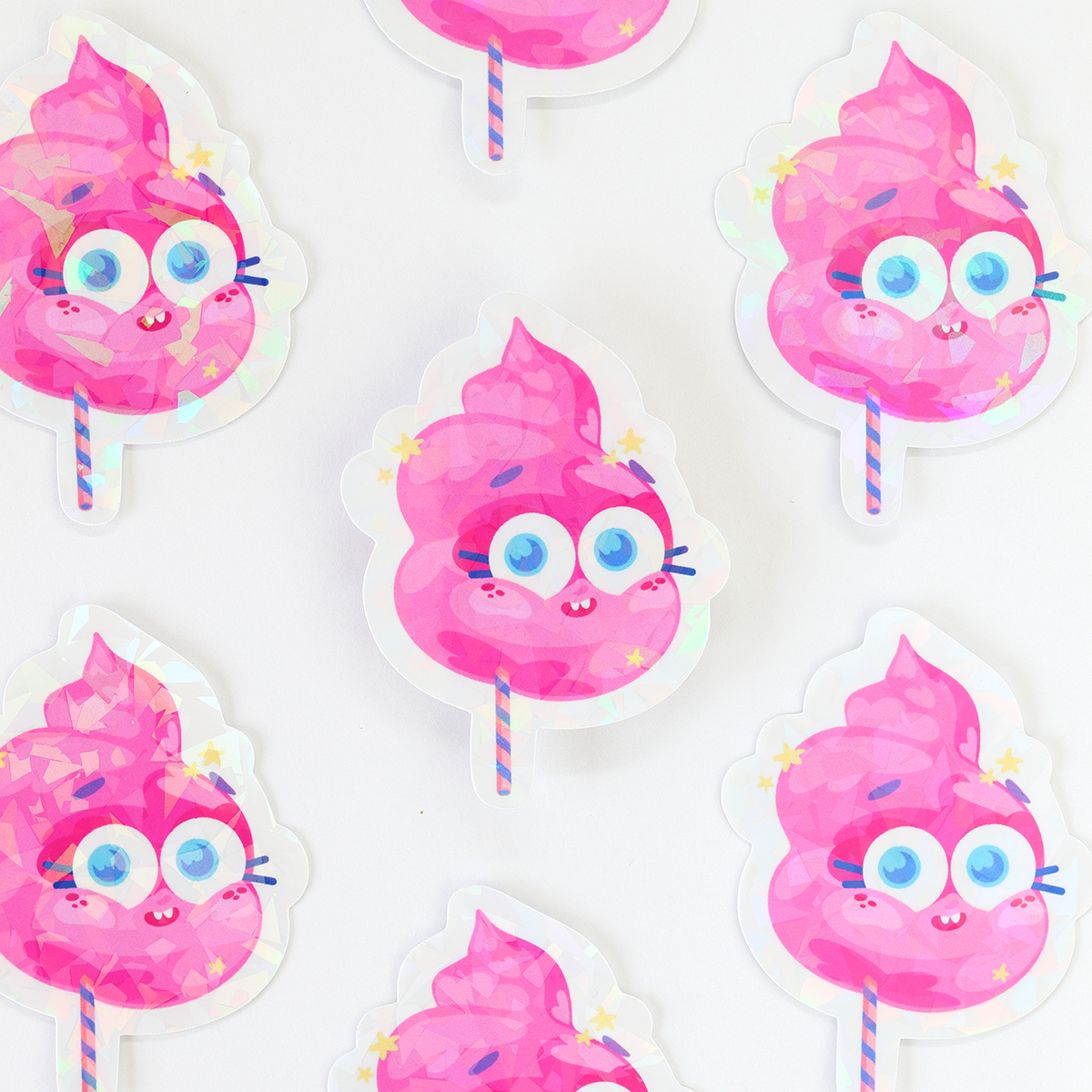 JULIESBUDDIES Cotton Candy Individual Sticker
