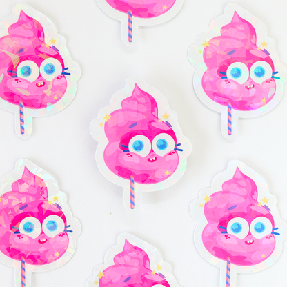 JULIESBUDDIES Cotton Candy Individual Sticker
