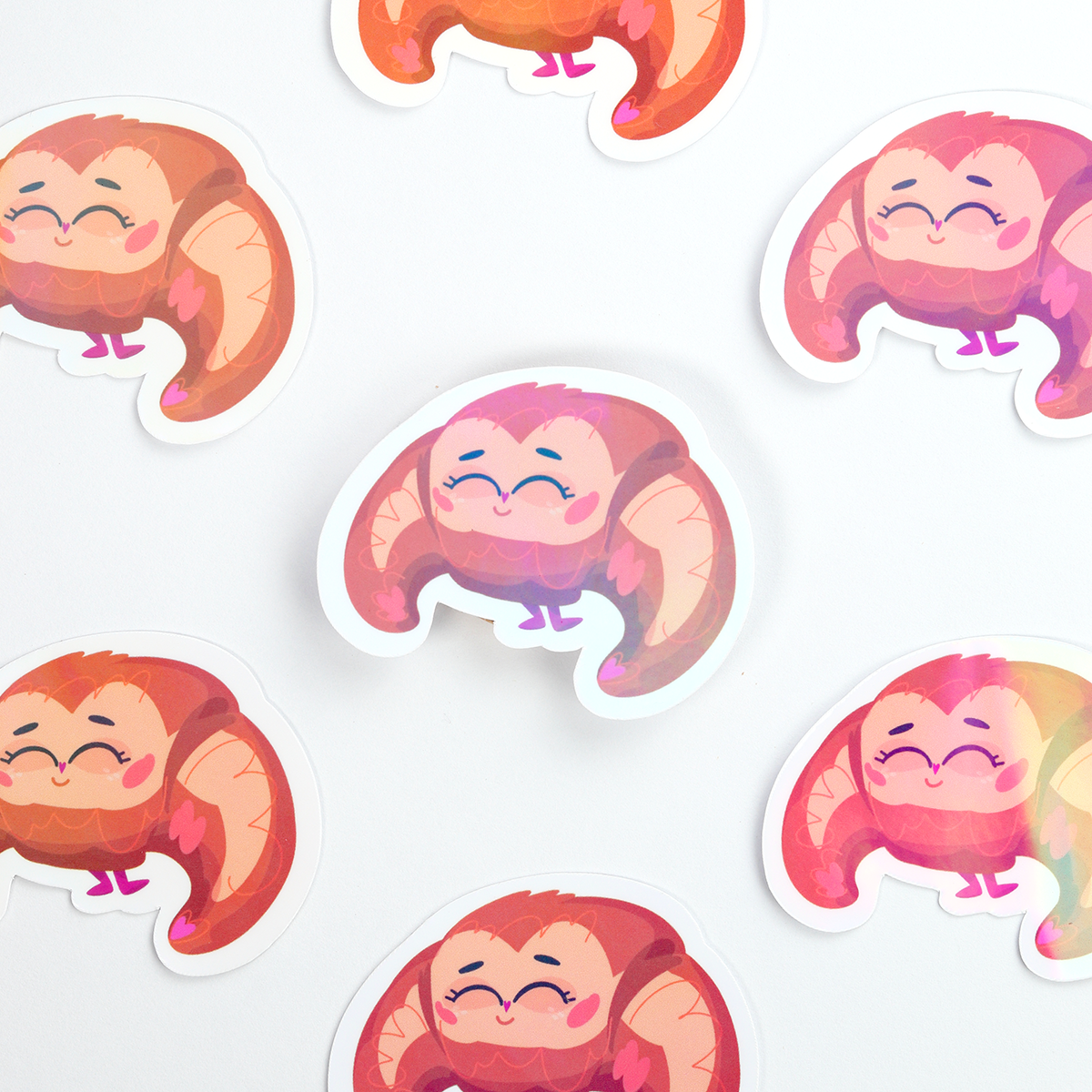 JULIESBUDDIES Croissant Individual Sticker