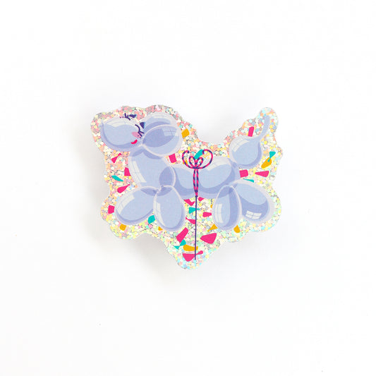 JULIESBUDDIES Balloon Dog Glitter Sticker