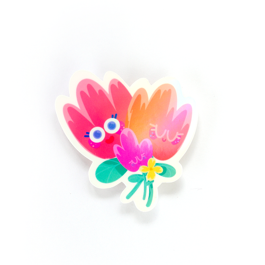 JULIESBUDDIES Flowers Hug Individual Sticker