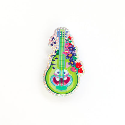 JULIESBUDDIES   Happy Guitar Glitter Sticker