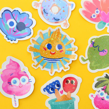 JULIESBUDDIES Smiley Sun Individual Sticker