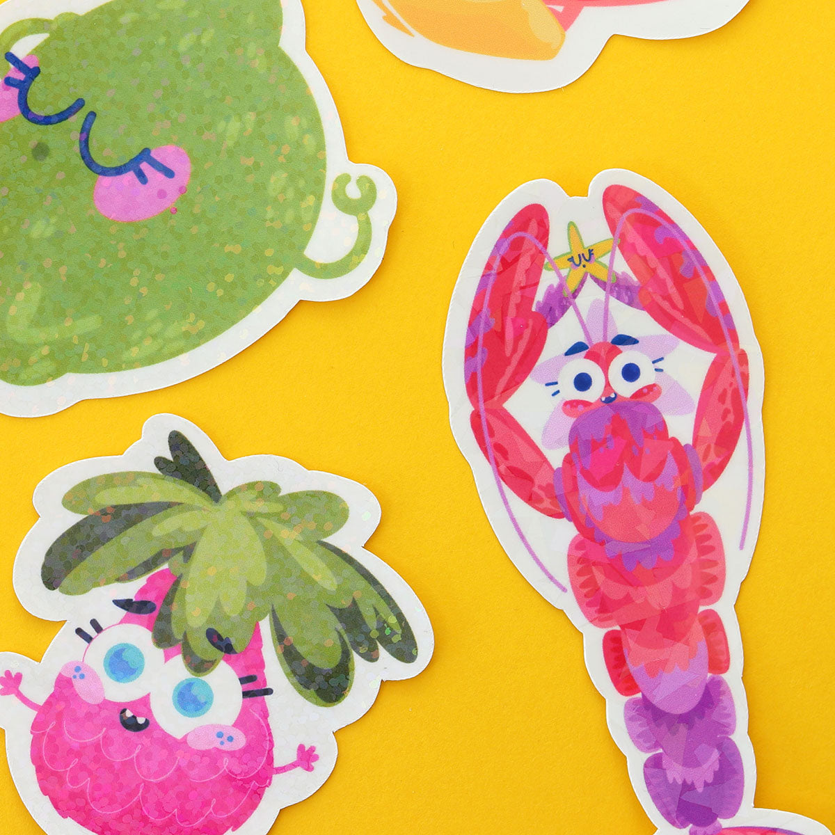 JULIESBUDDIES Vibrant Lobster Individual Sticker