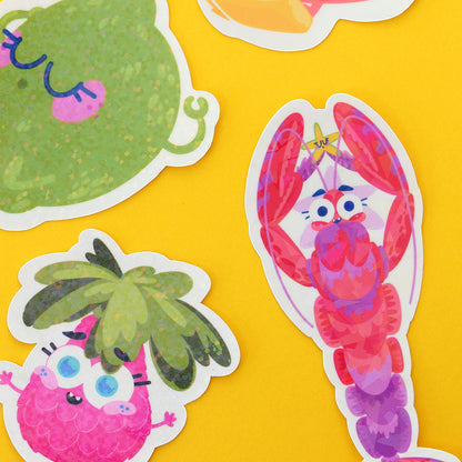 JULIESBUDDIES Vibrant Lobster Individual Sticker