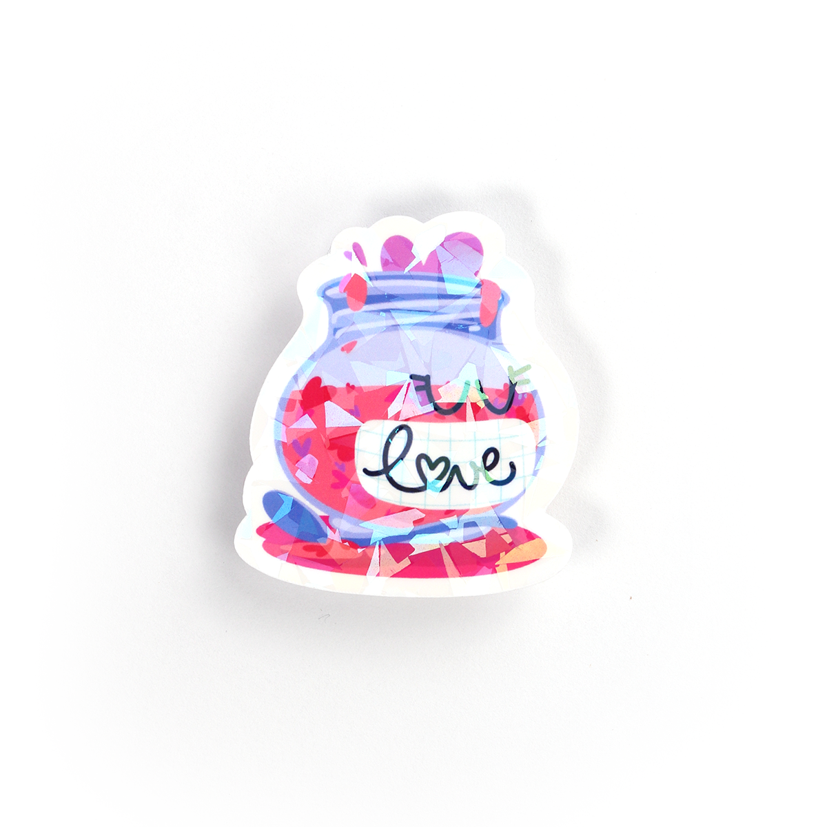 JULIESBUDDIES Love Jam Jar Individual Sticker
