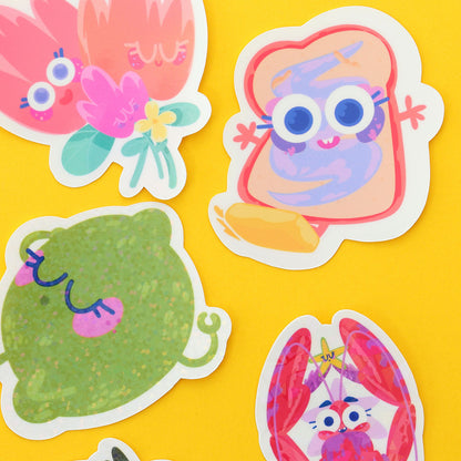 JULIESBUDDIES Peanut Butter and Jelly Individual Sticker