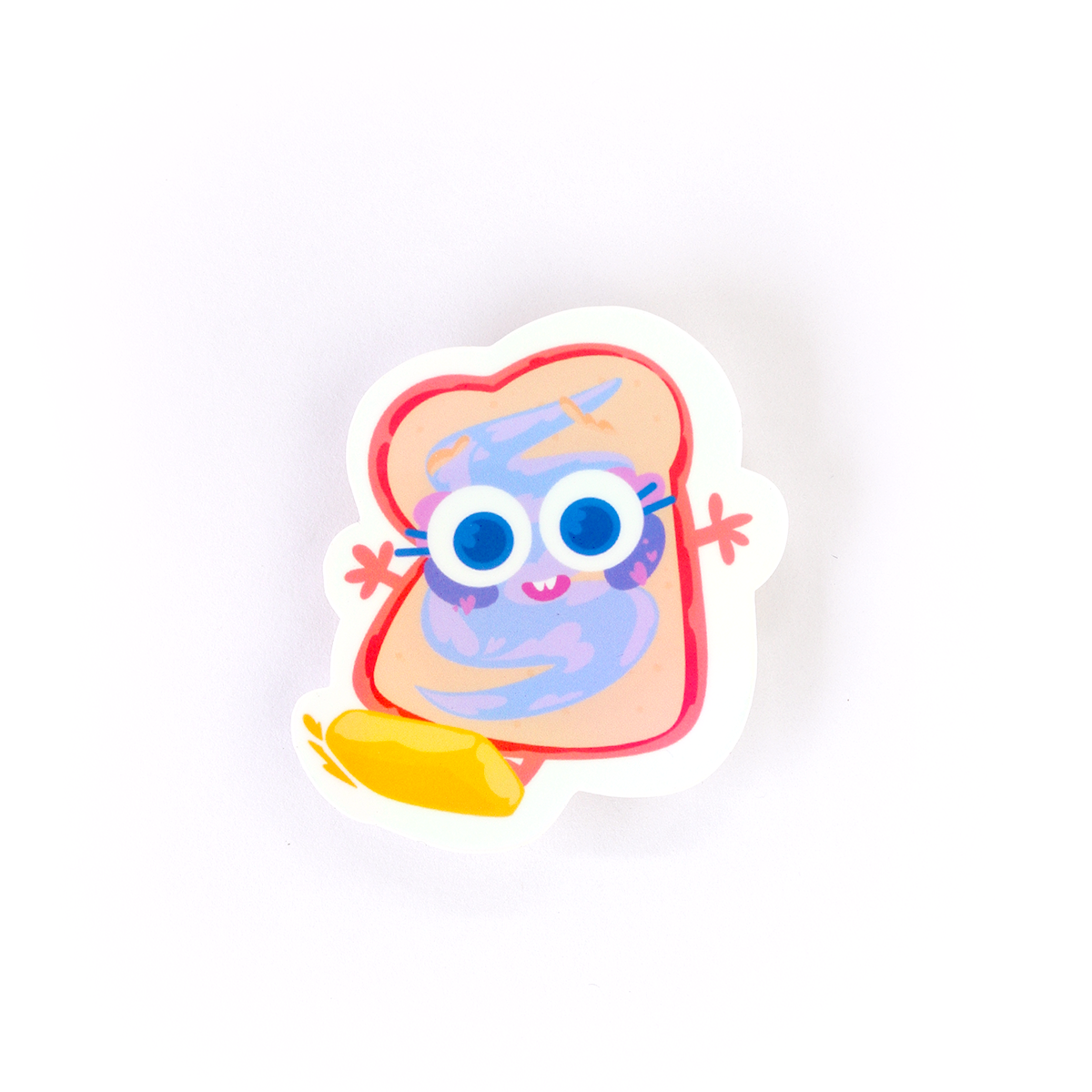 JULIESBUDDIES Peanut Butter and Jelly Individual Sticker