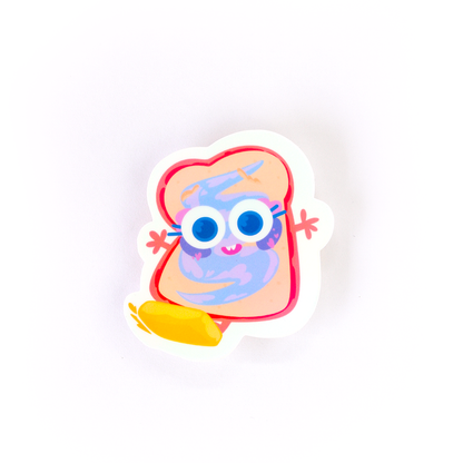 JULIESBUDDIES Peanut Butter and Jelly Individual Sticker