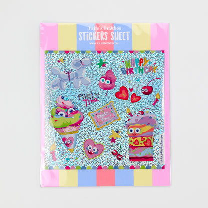 JULIESBUDDIES "Garden Party Celebration" Sticker Sheet