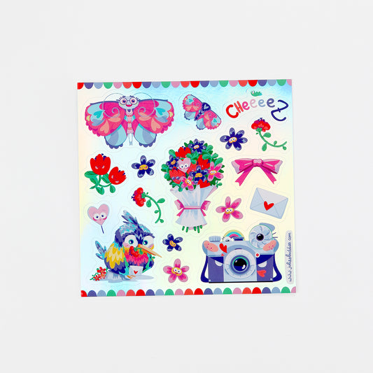 JULIESBUDDIES "Romantic Celebration" Sticker Sheet