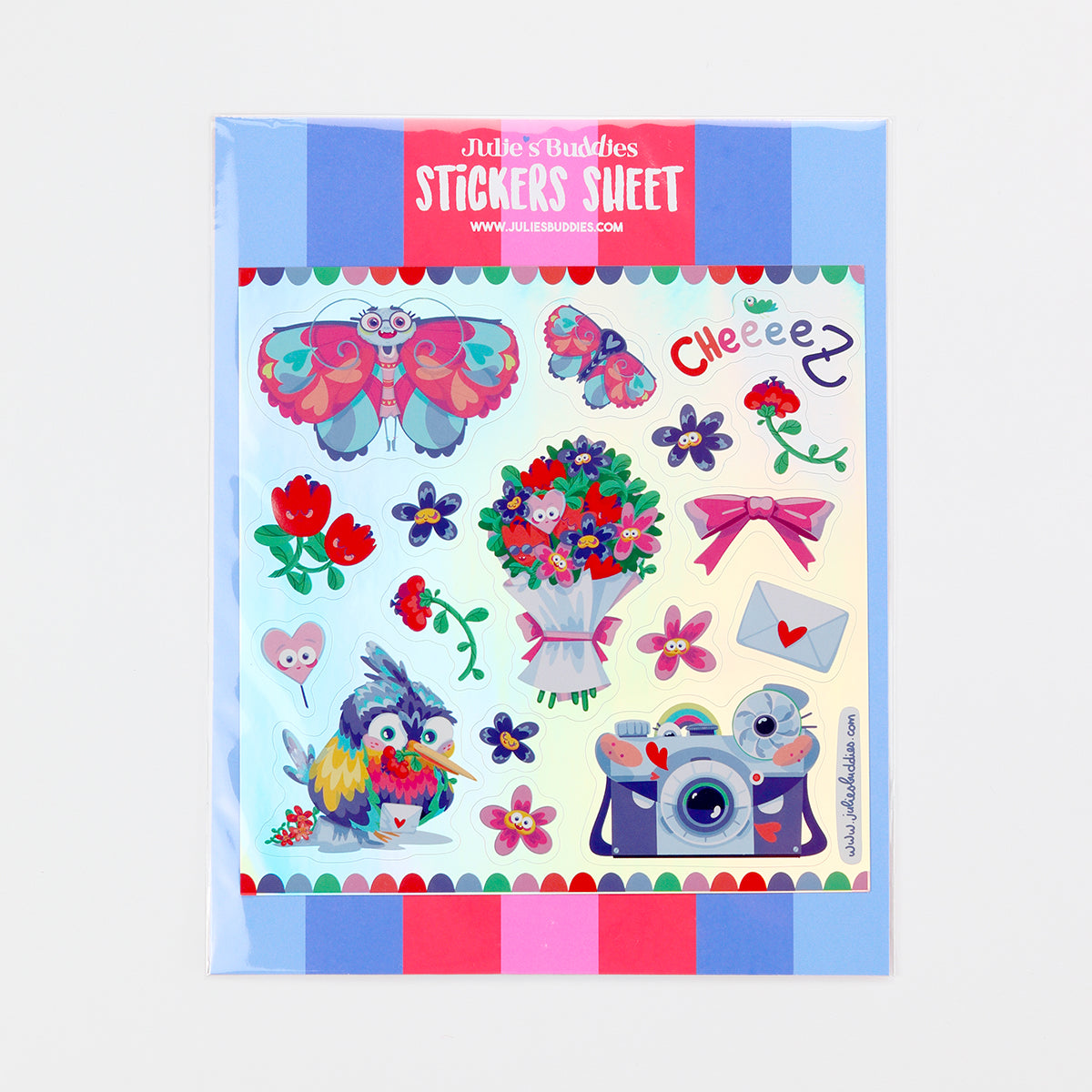 JULIESBUDDIES "Romantic Celebration" Sticker Sheet
