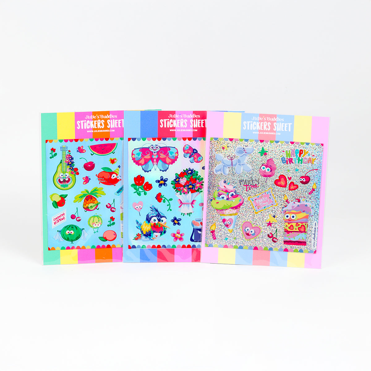 JULIESBUDDIES "Vitamined Celebration" Sticker Sheet