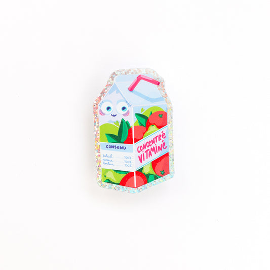 JULIESBUDDIES Autocollant Jus Vitaminé pailleté