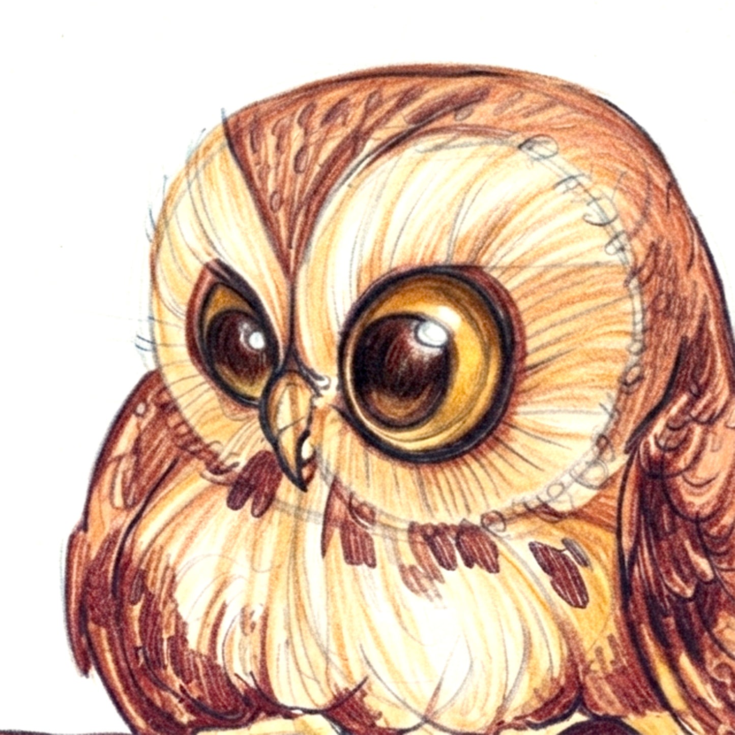 Cute Owl - 13 & 16 January