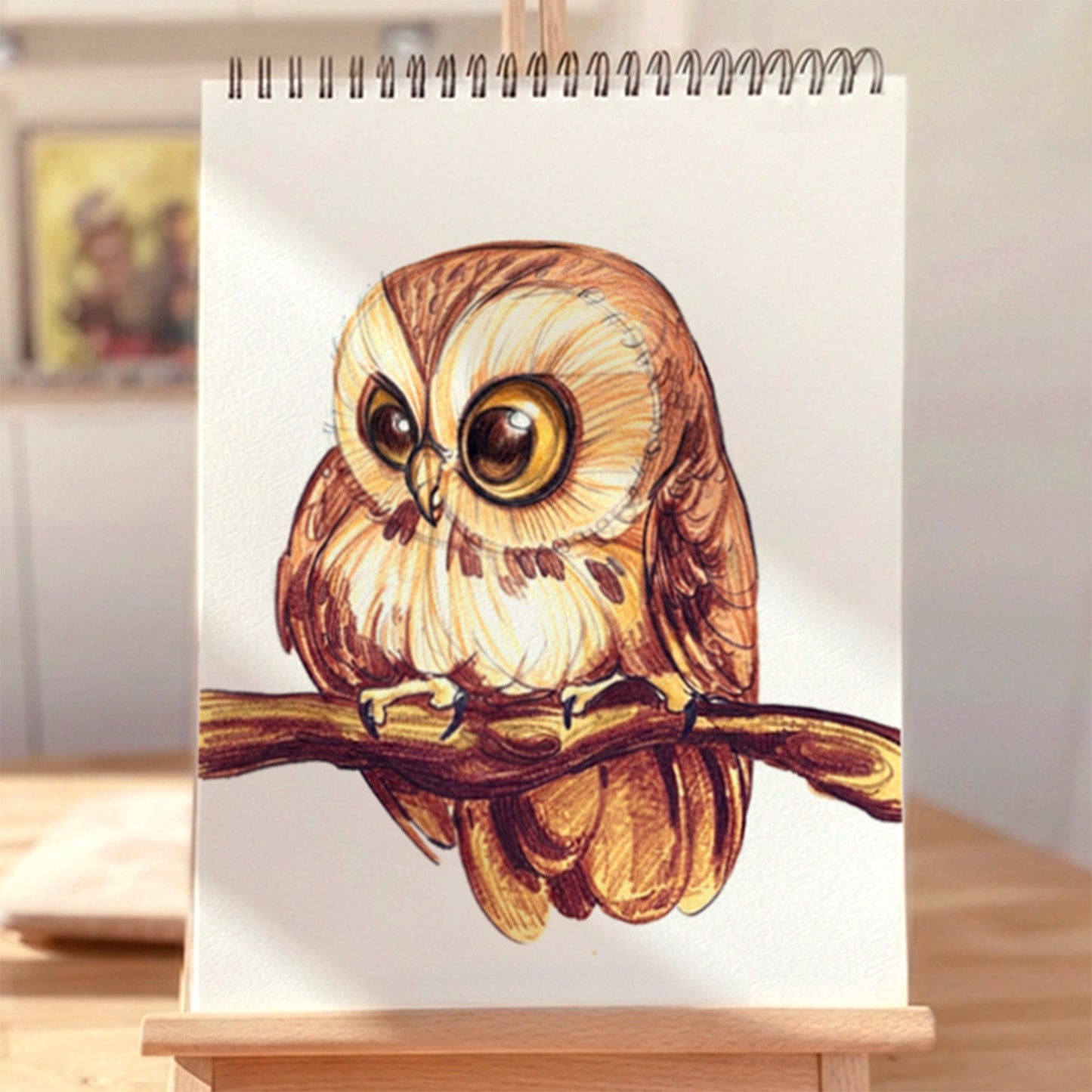 Cute Owl - 13 & 16 January