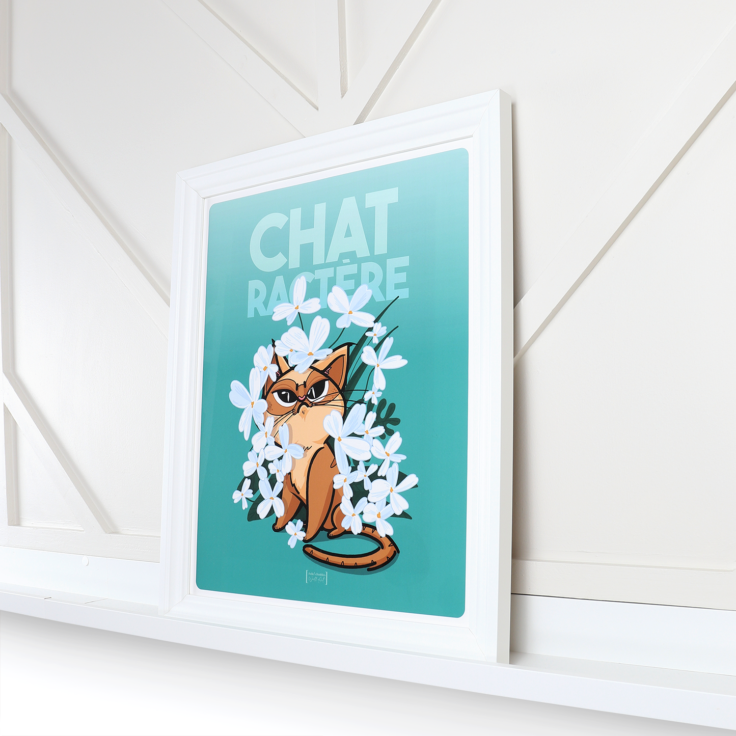 Affiche chat de caractère